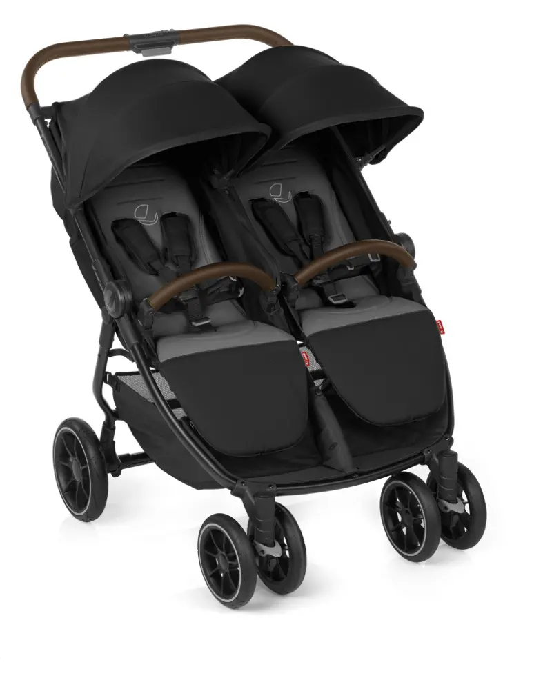 JANE Twinlink коляска прогулочная для двойни Cold Black-УЦЕНКА Витрина